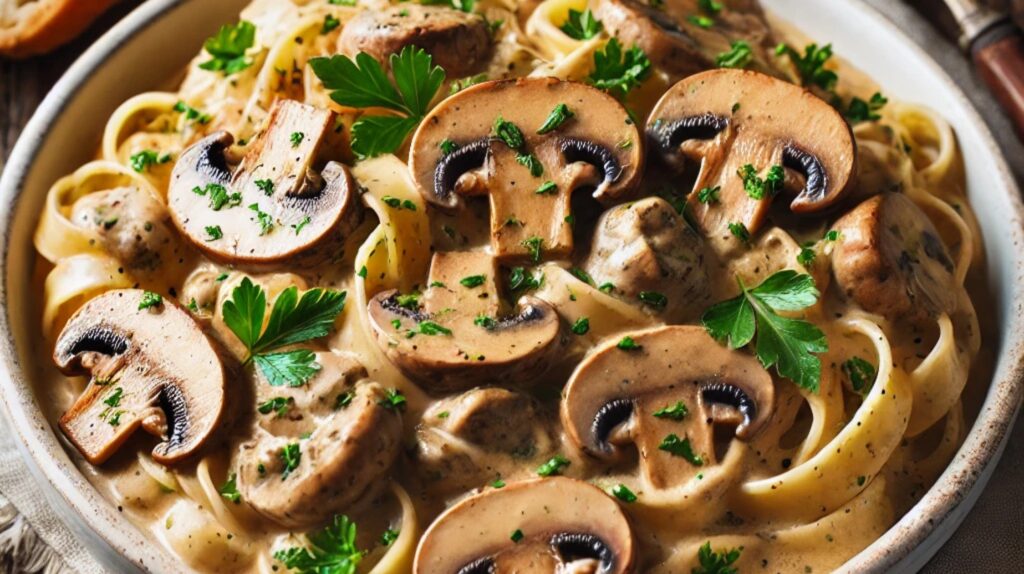 Vegan Mushroom Stroganoff Recipe