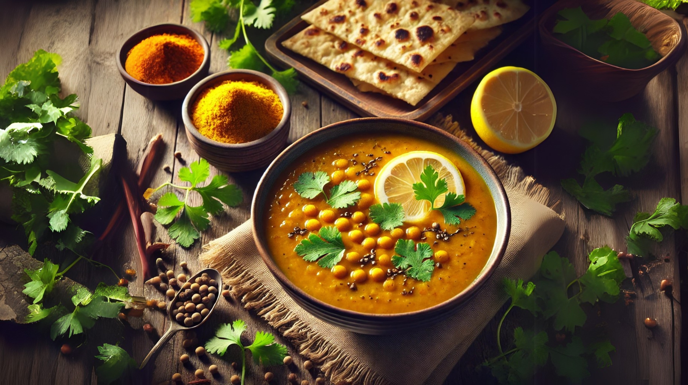 Masala Spiced Lentil Soup Vegan Recipe